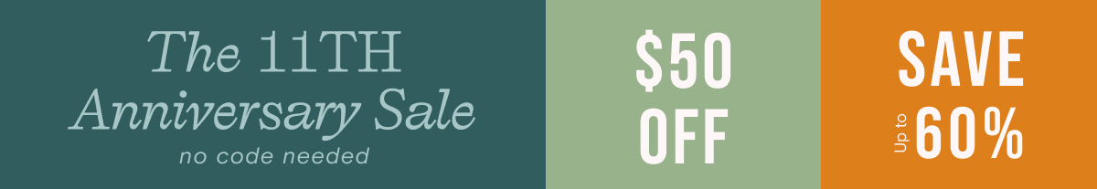 11th Anniversary Sale