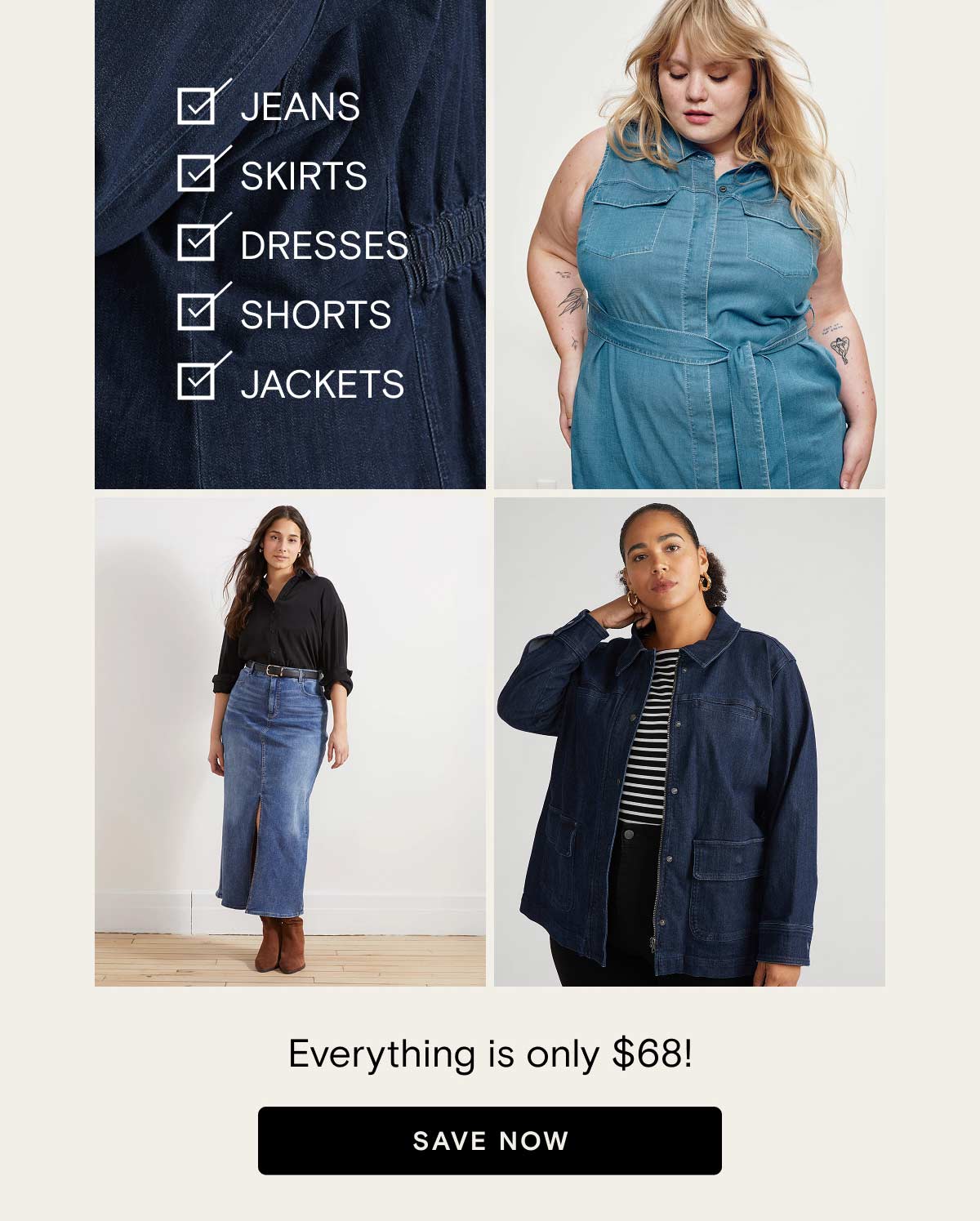 $68 Denim