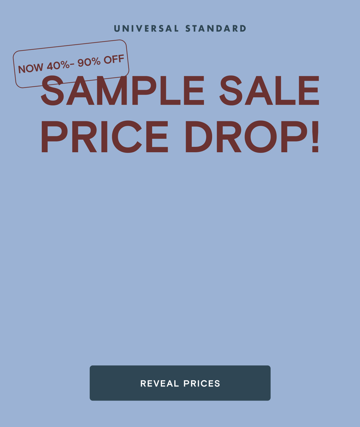 Sample Sale Final Markdowns