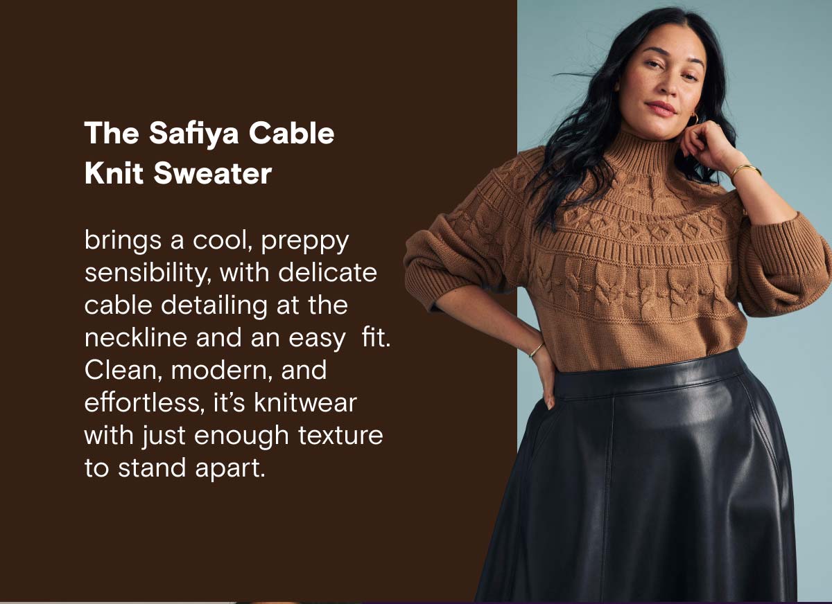 Safiya Cable Knit Sweater