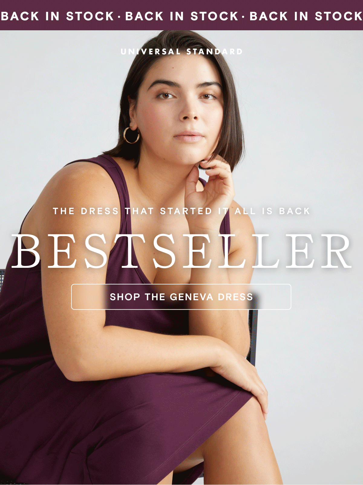 geneva Dress back in stock