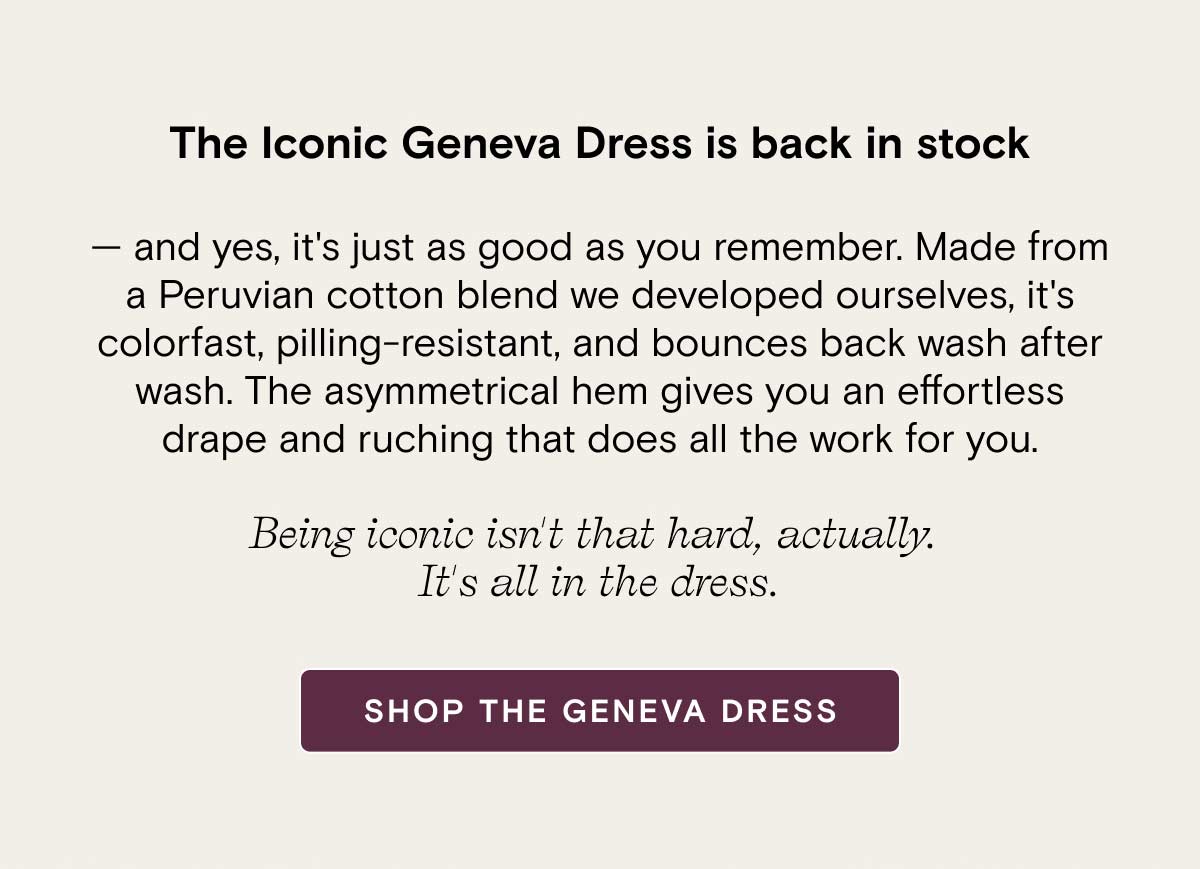 back in stock