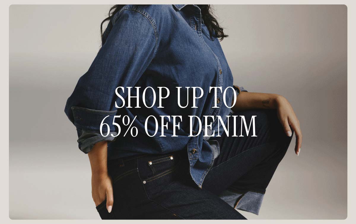 Up to 65% off Denim