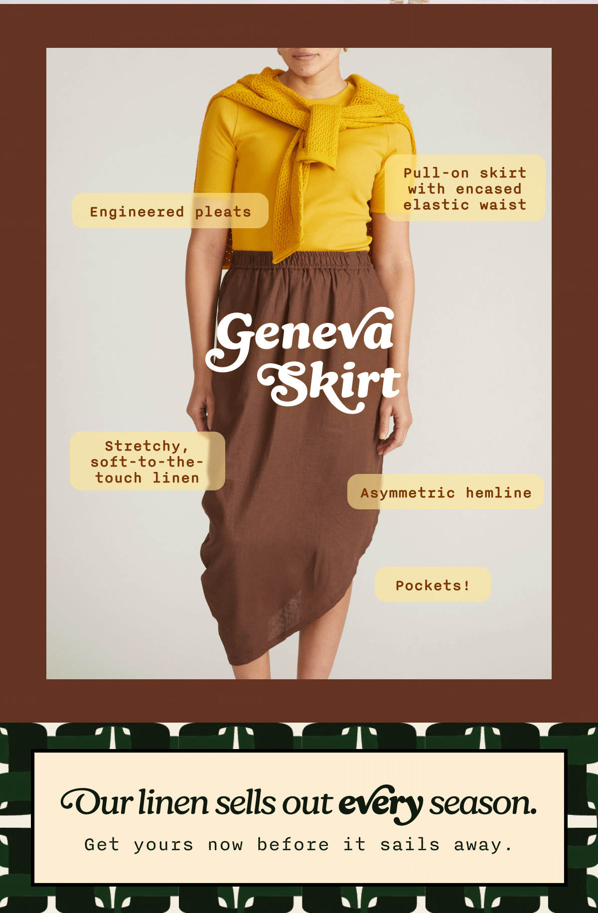 Geneva Yellow Linen