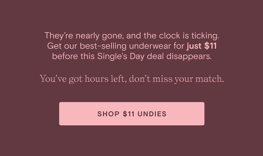 Shop $11 Undies