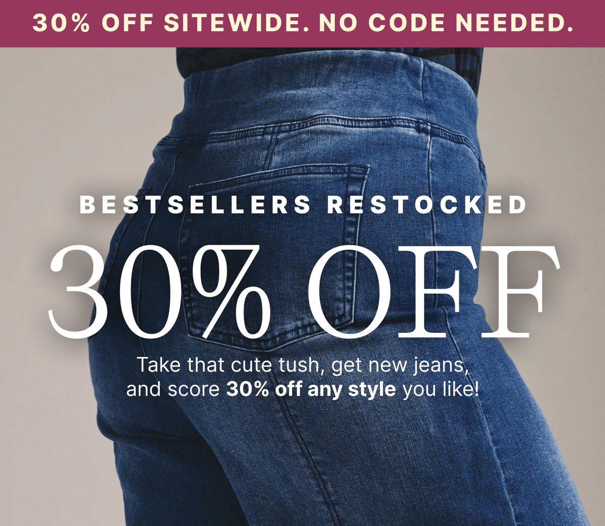 30% OFF Jeans
