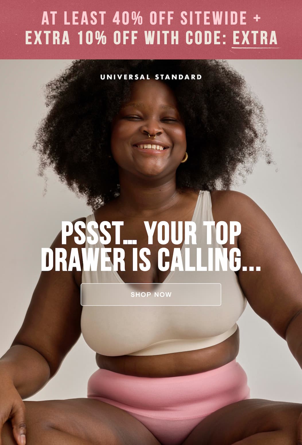 40% off plus extra 10% off with code EXTRA