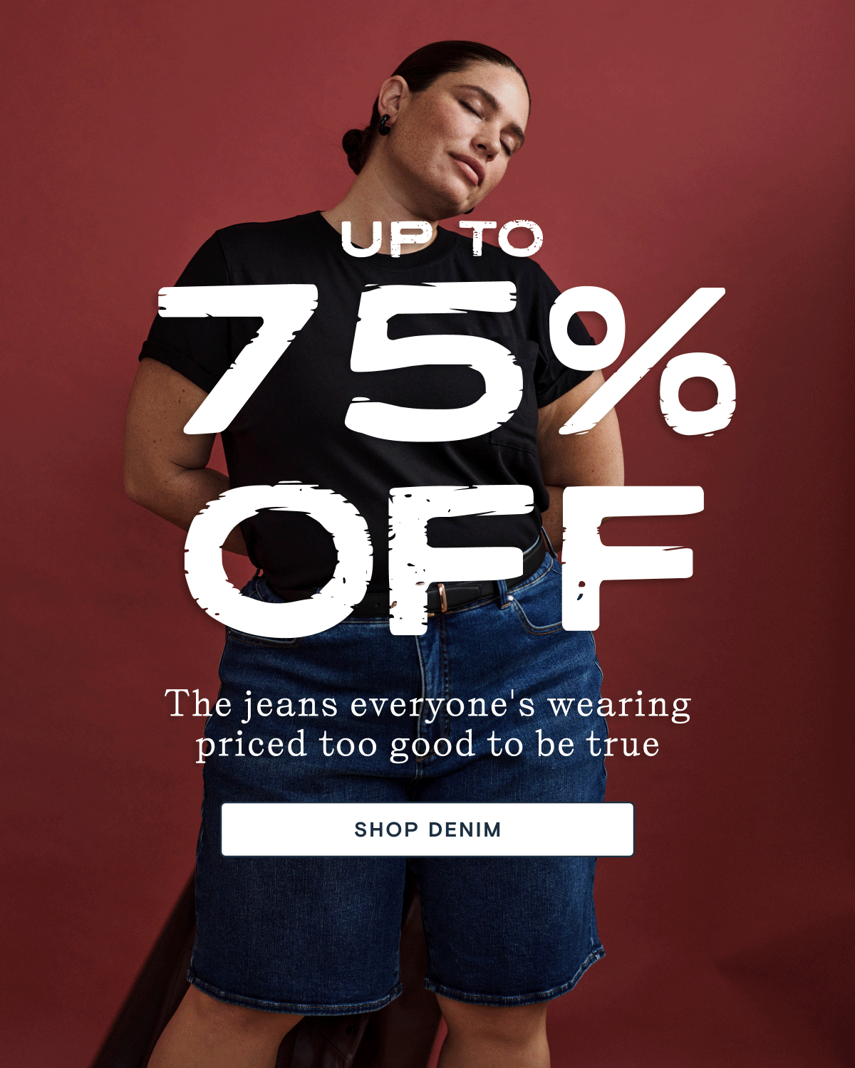 up to 75% off