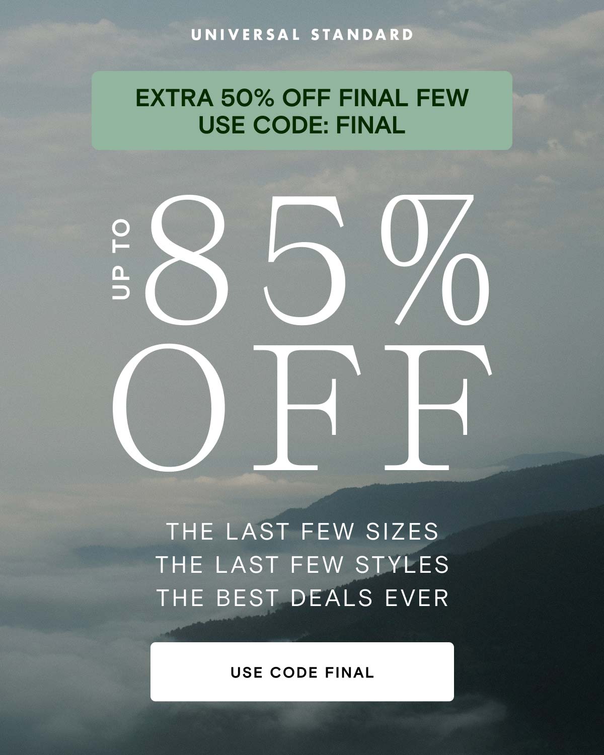 Extra 50% OFF Final Few
