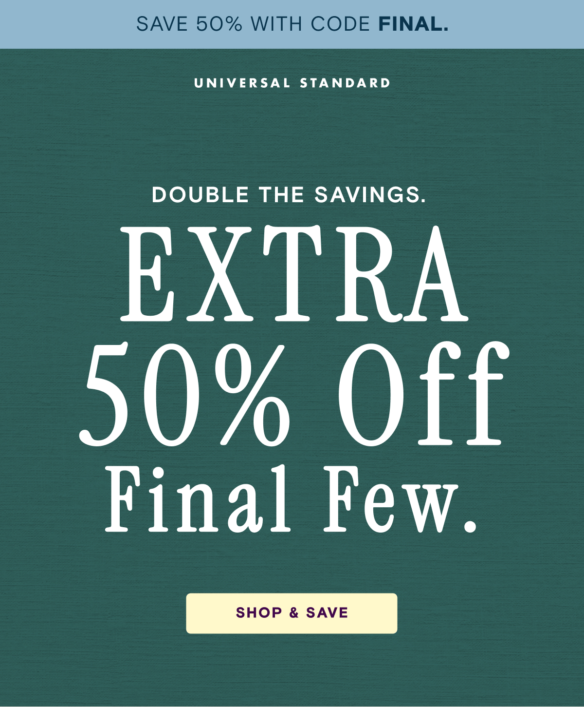 Shop Extra 50% OFF