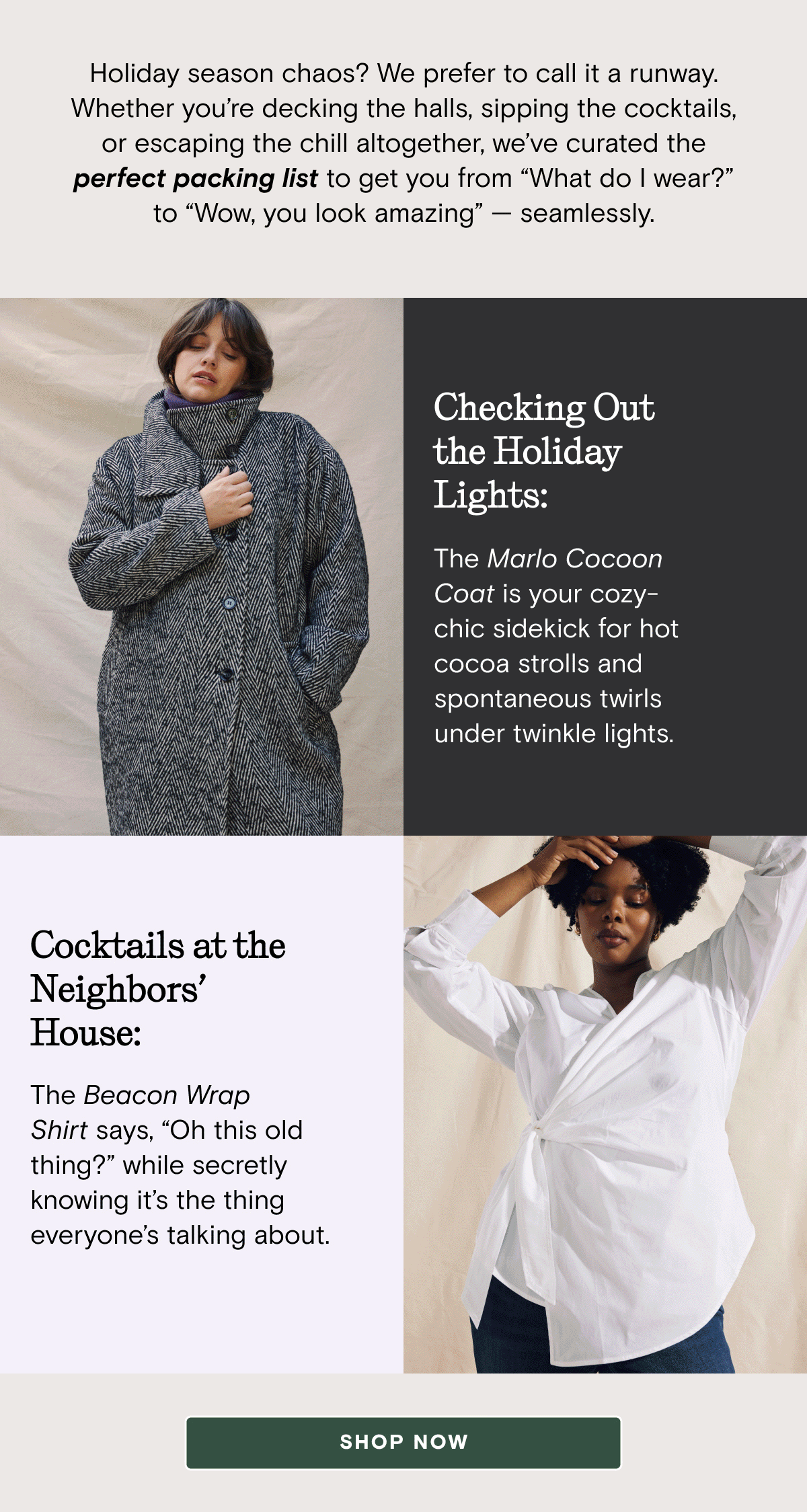 Shop Holiday Collection