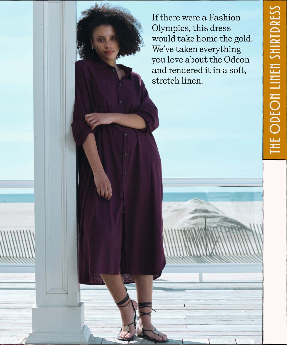 Odeon Linen Shirtdress