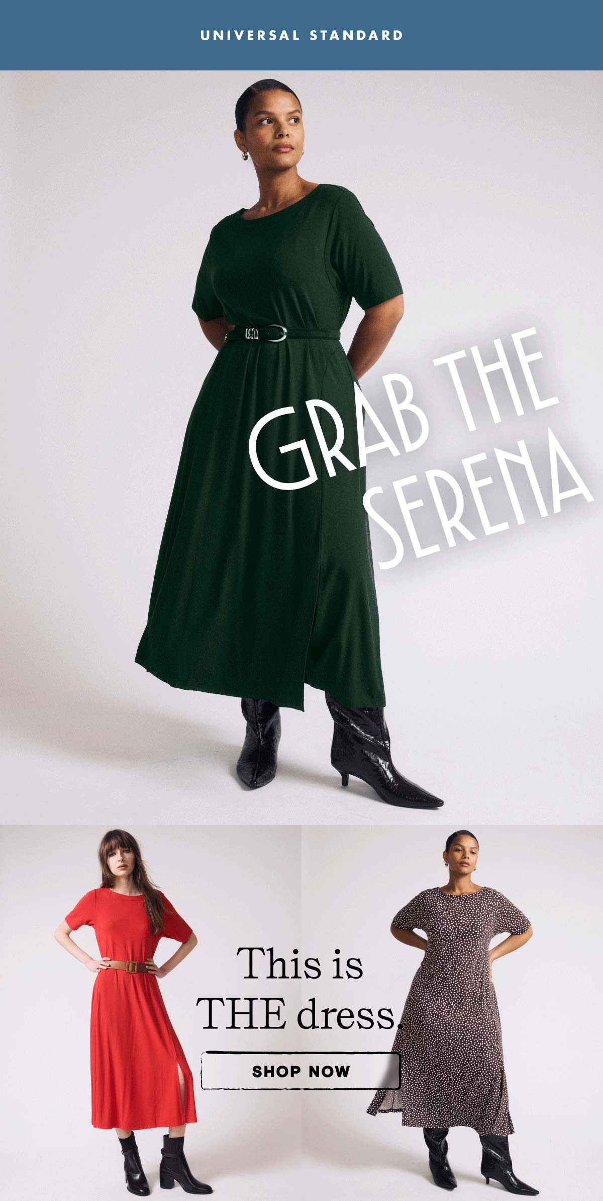 Serena Boatneck Dress