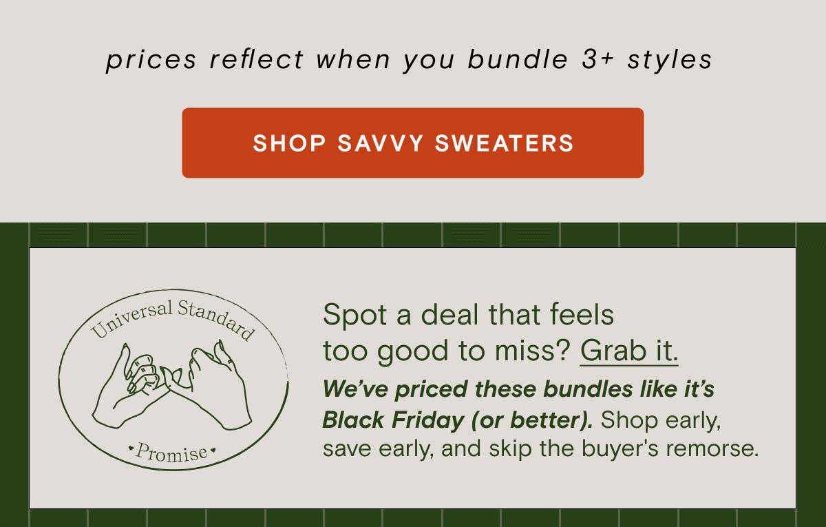 Shop Savvy Sweaters