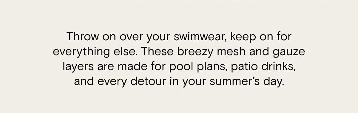 Beach Coverups