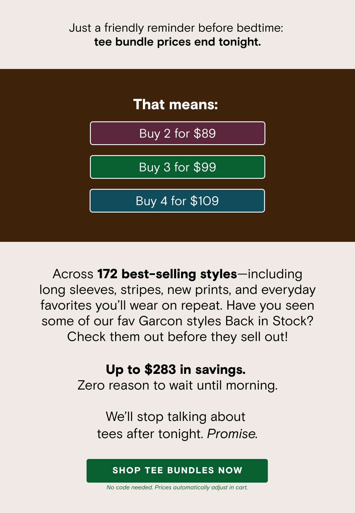 Shop Tee Bundles