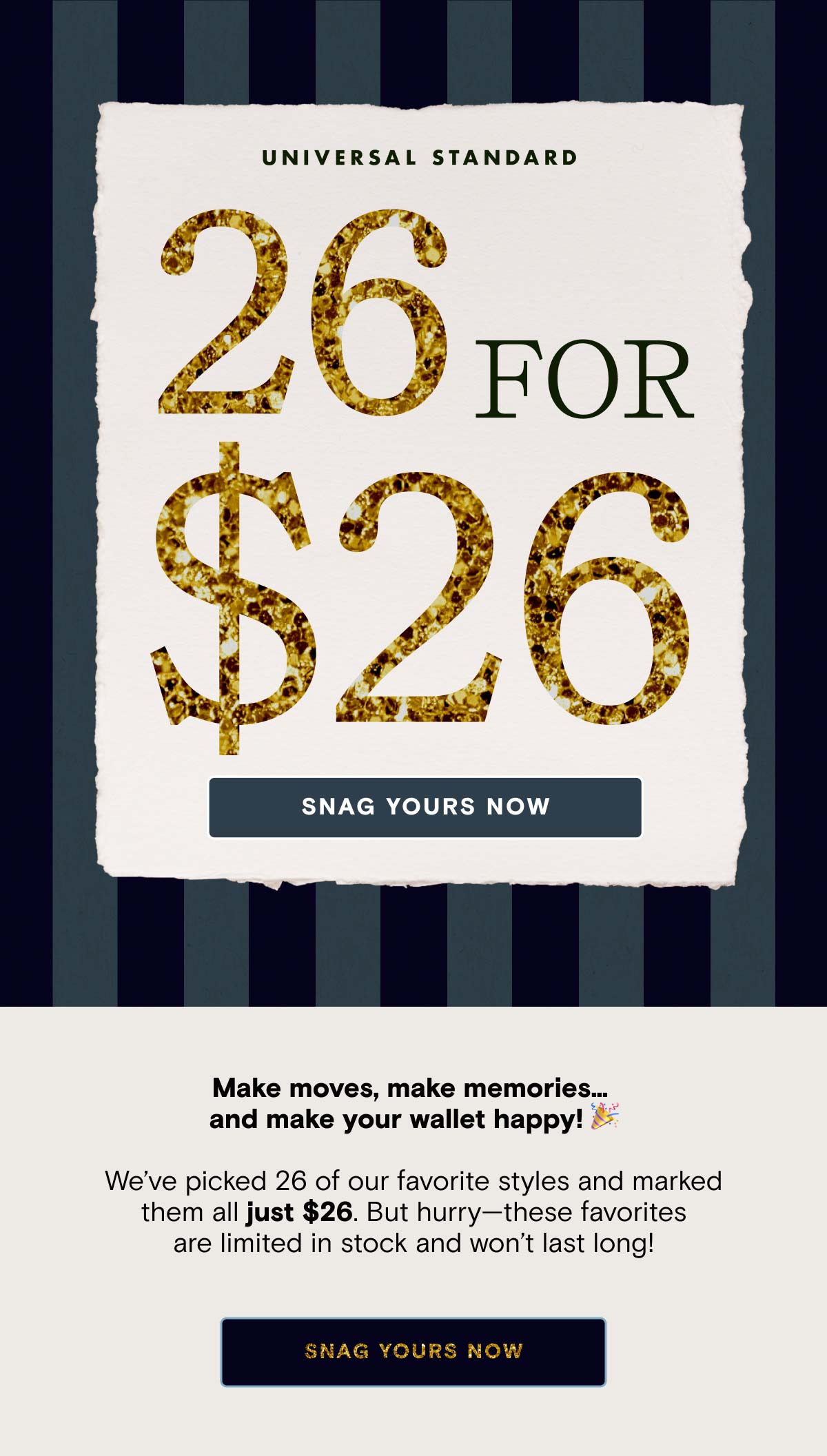 26 for $26 Styles