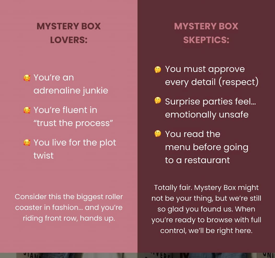 Mystery Box FAQ