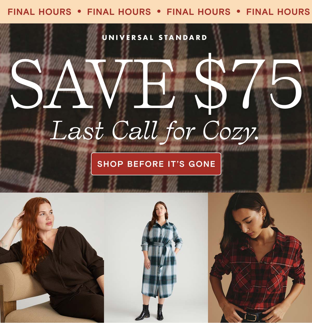 $75 off ends TONIGHT