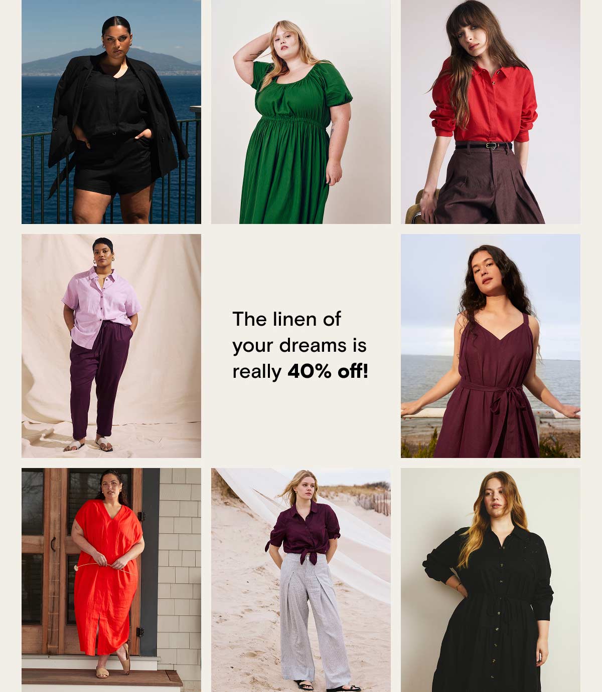 40% Off Linen
