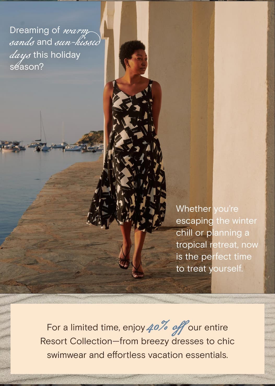 Model in Resort Collection