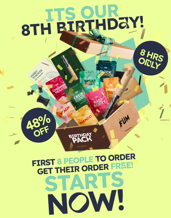 Alt"It's our 8th Birthday! Flash Sale Starts Now!"