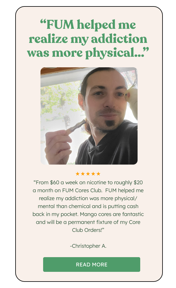 Alt="FUM helped me realize my addiction was more physical..."