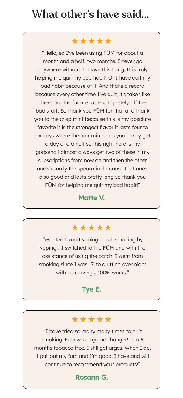 Alt="What other's have said"