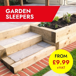 Shop Garden Sleepers from £9.99+VAT