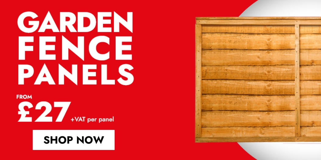 Garden Fence Panels from £27 +VAT per panel