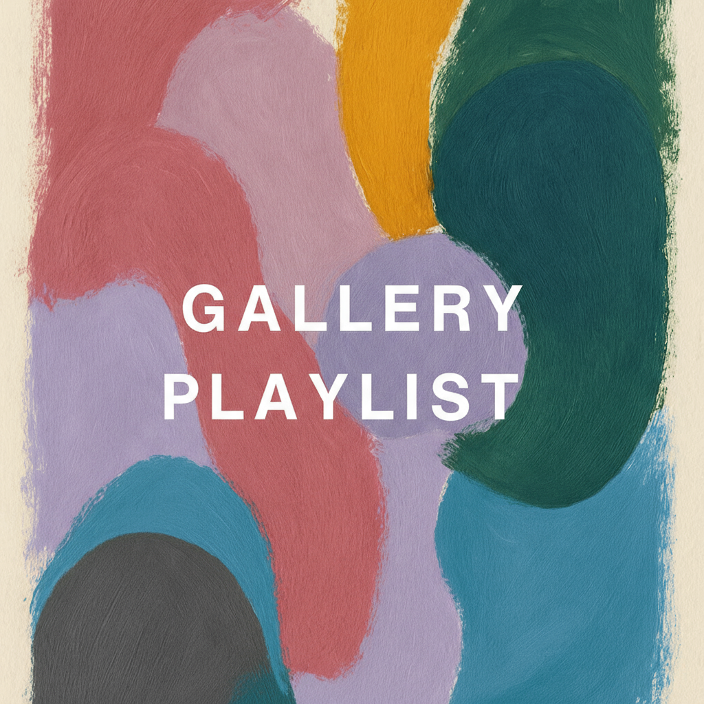 an image of a poster with a painting of a colorful circle