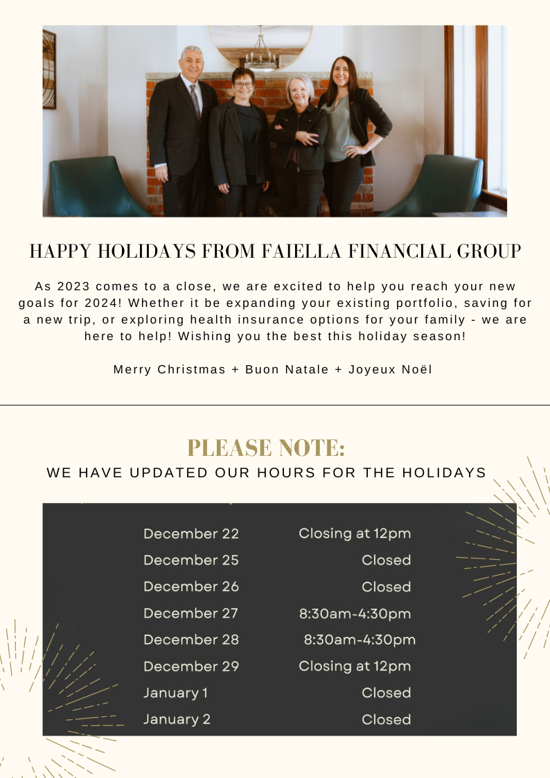 Happy Holidays - Merry Christmas from FFG