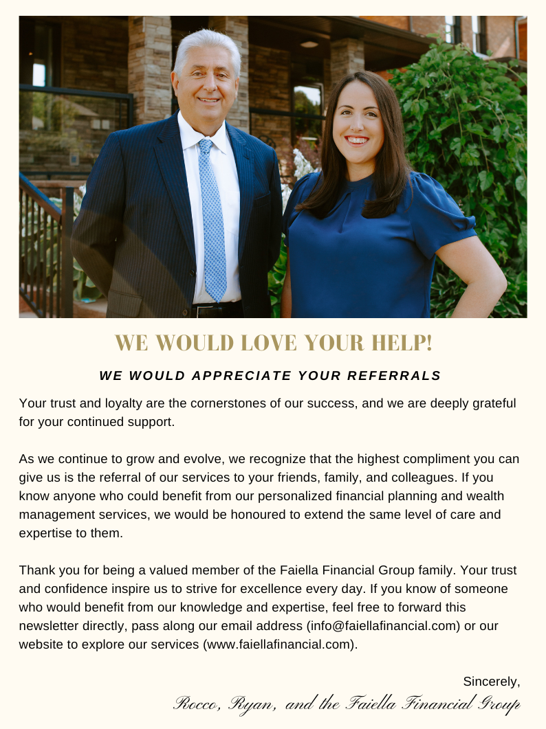 Help Us with a Referral