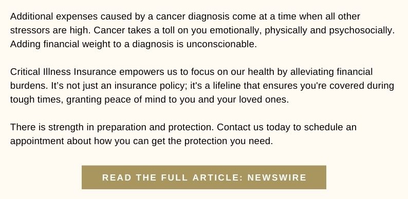 The Financial Burden of Cancer and Critical Illness