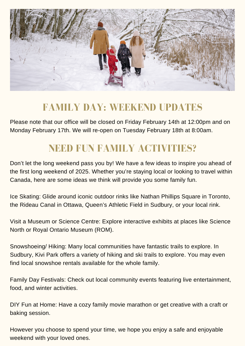 Family Day Fun Activities