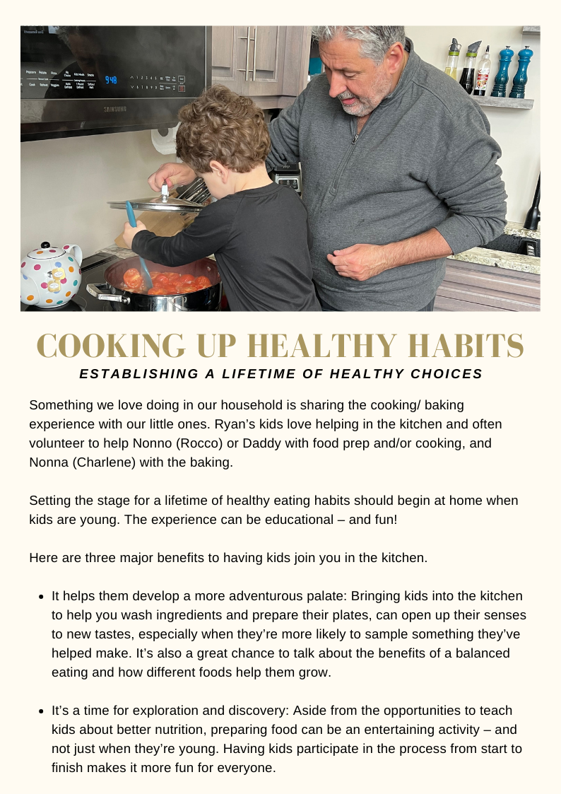 Cooking Healthy Habits