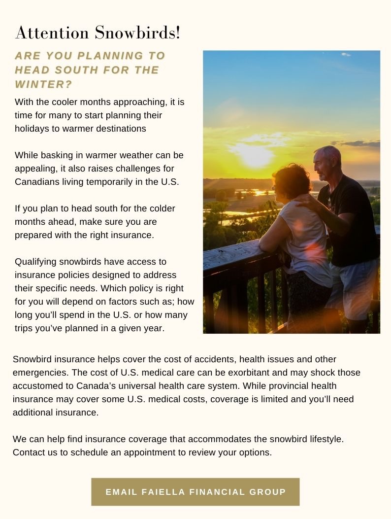 snowbird insurance travel