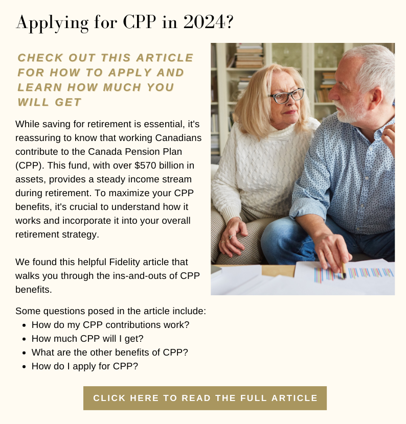 Applying for CPP