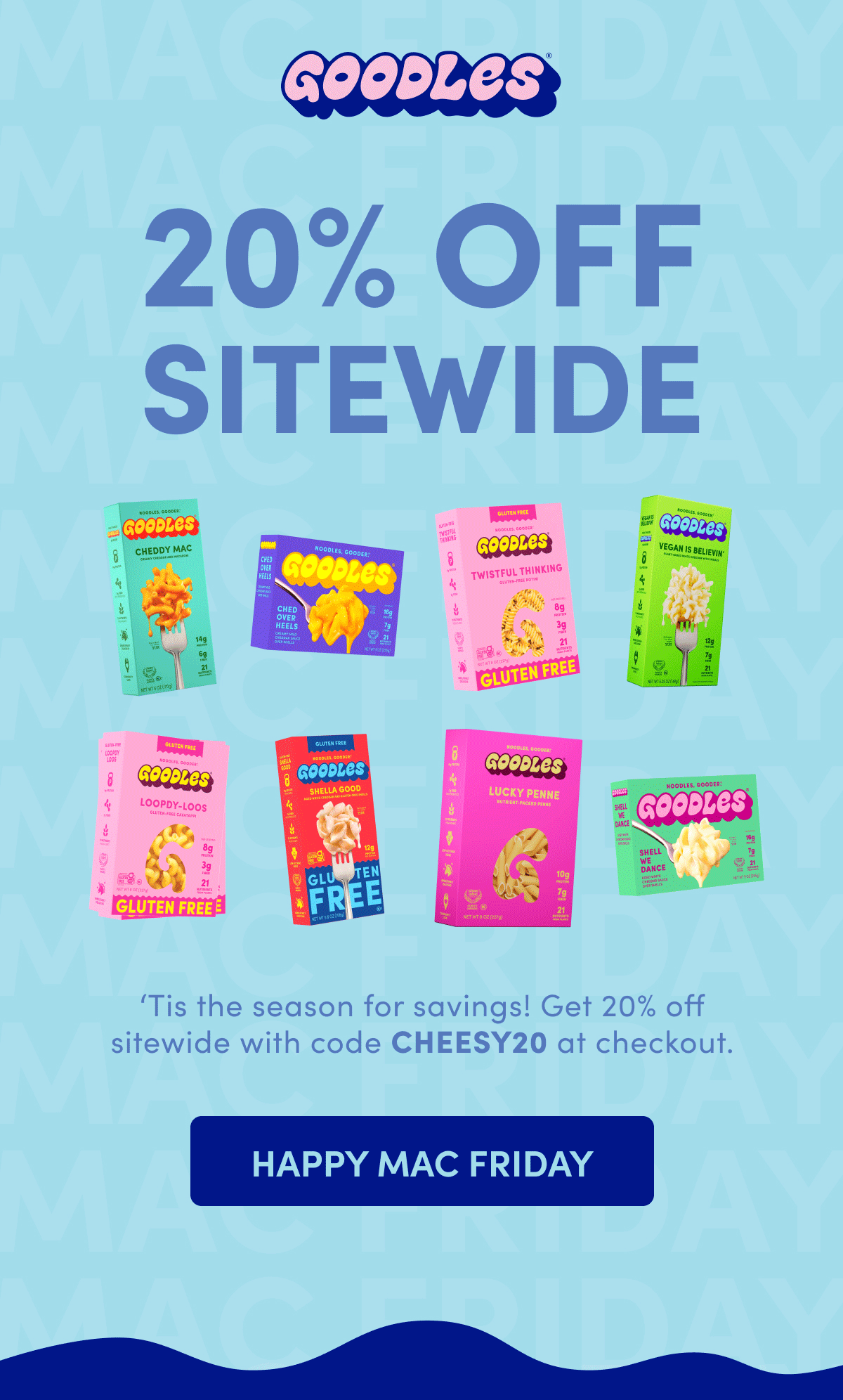GOODLES 20% OFF SITEWIDE