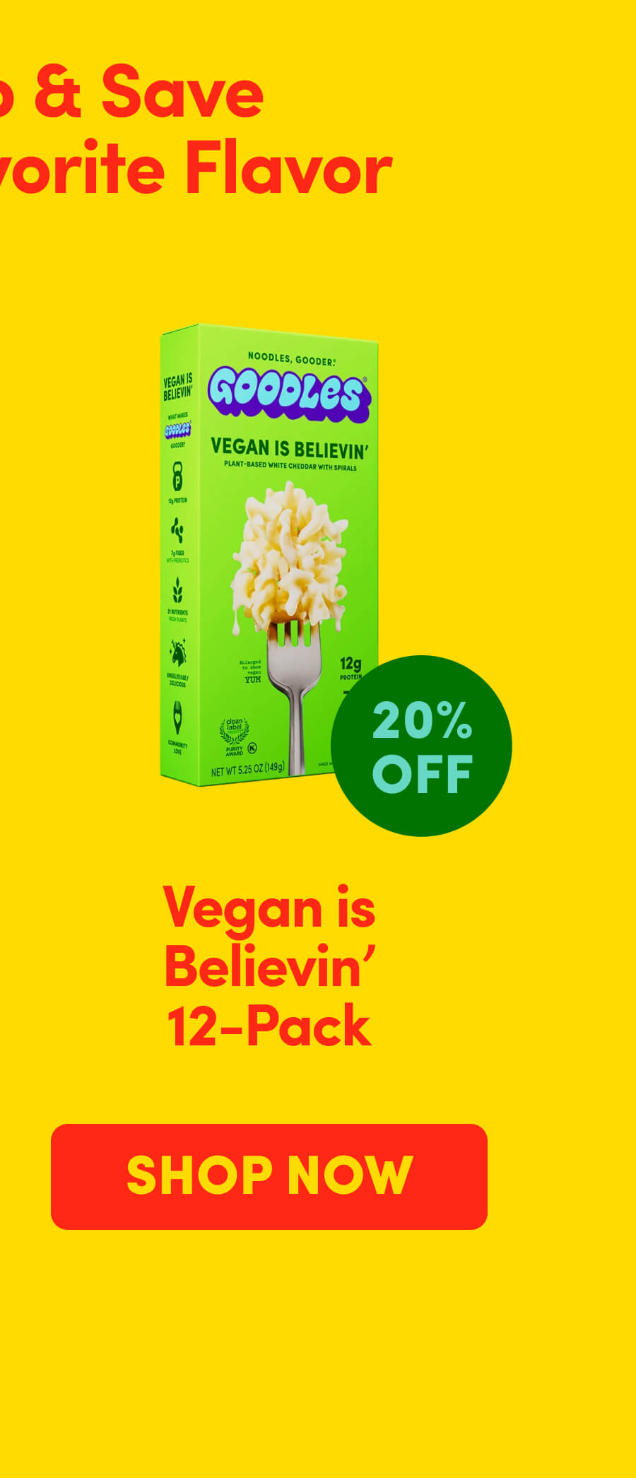 Vegan is Believin' 12-Pack