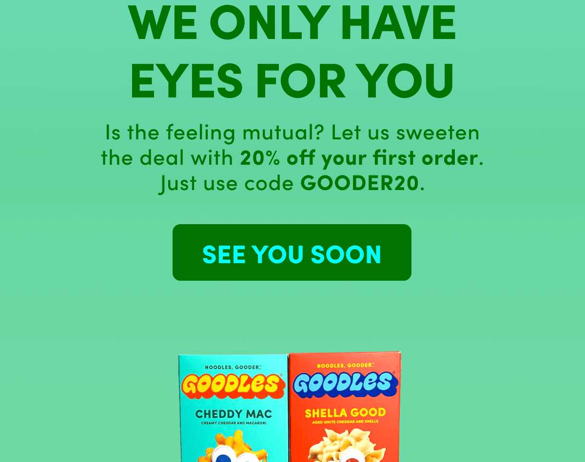 WE ONLY HAVE EYES FOR YOU