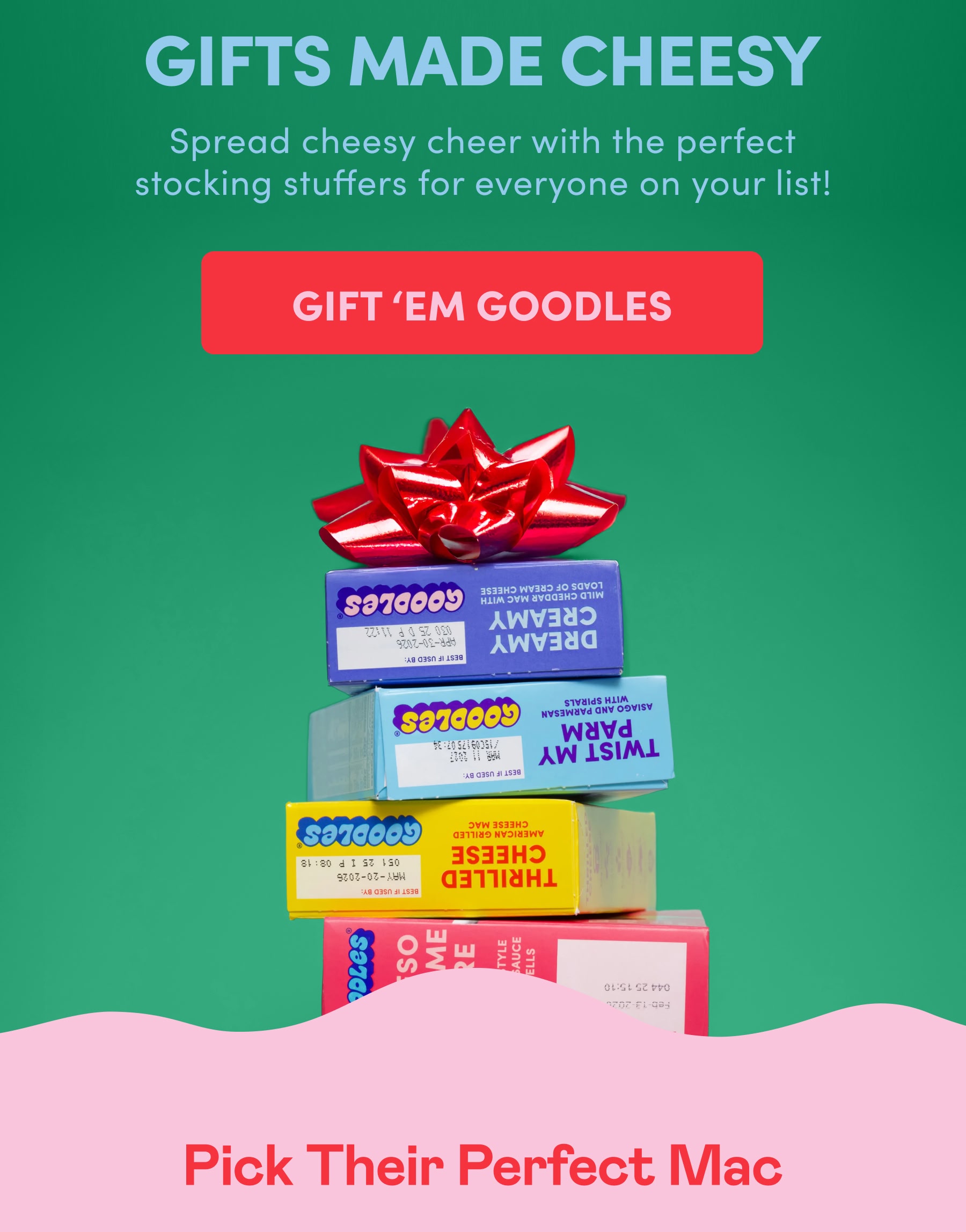 Gifts made cheesy