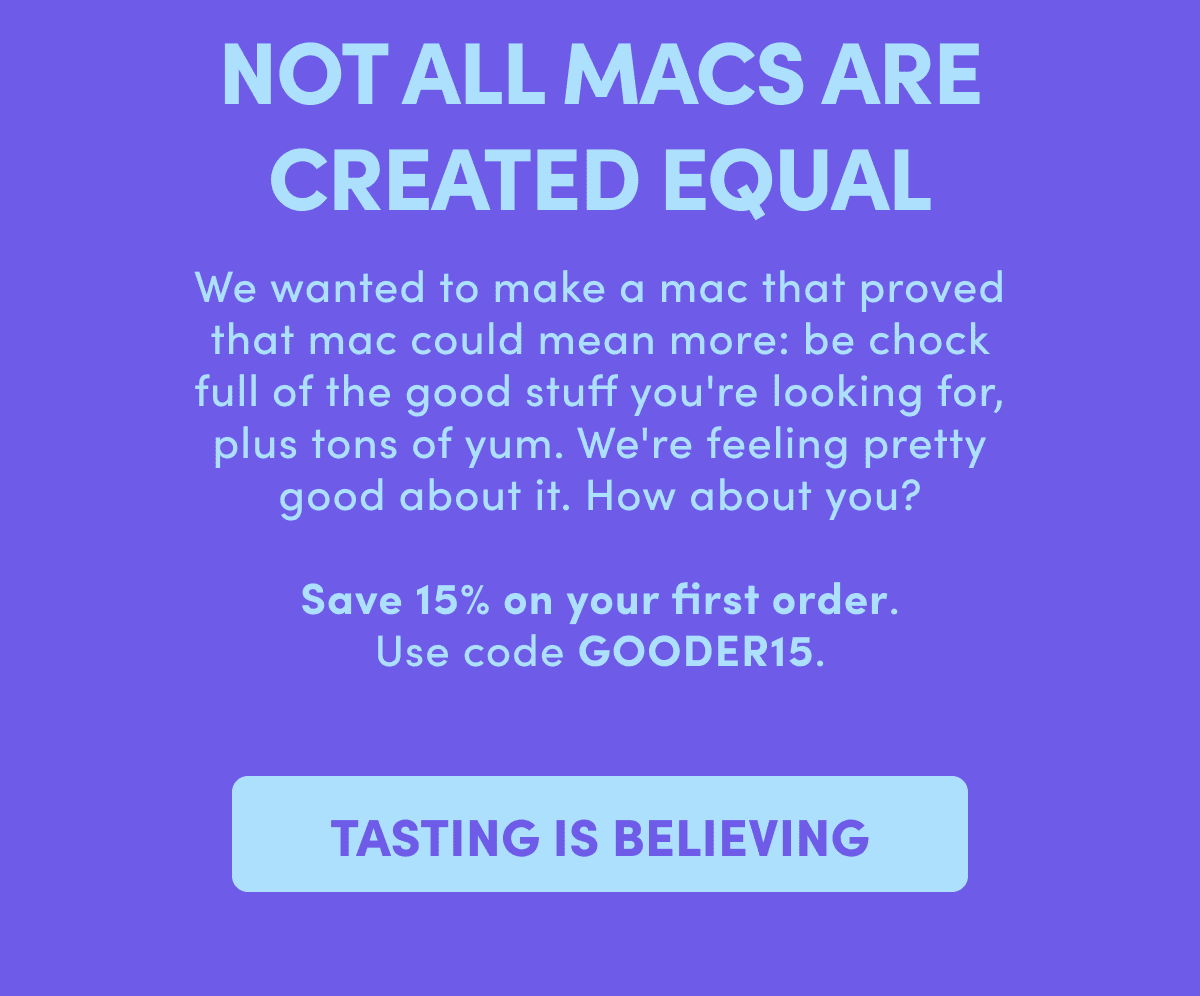 NOT ALL MACS ARE CREATED EQUAL - save 15% on your first order with code GOODER15