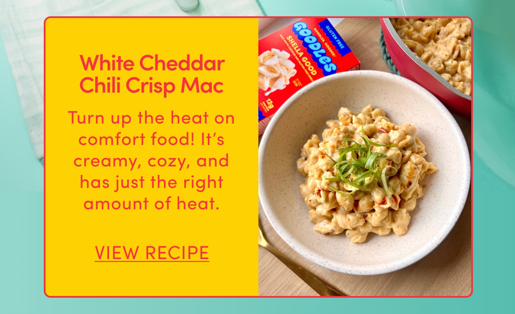 White Cheddar Chili Crisp Mac