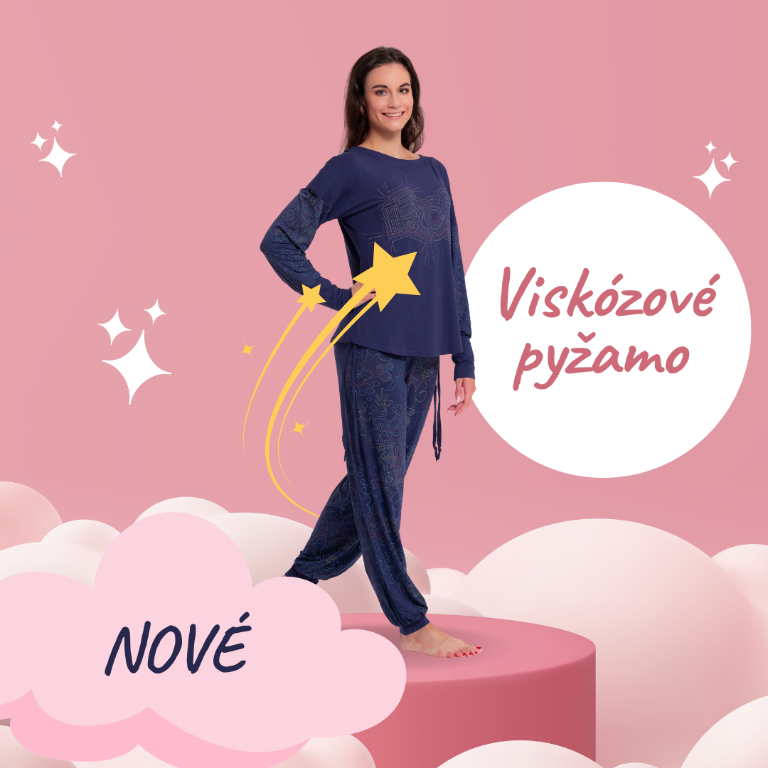 viskózové pyžamo 
