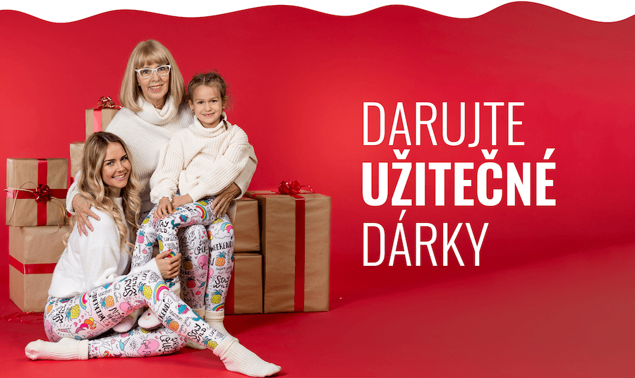 DARUJTE UŽITEČNÉ DÁRKY