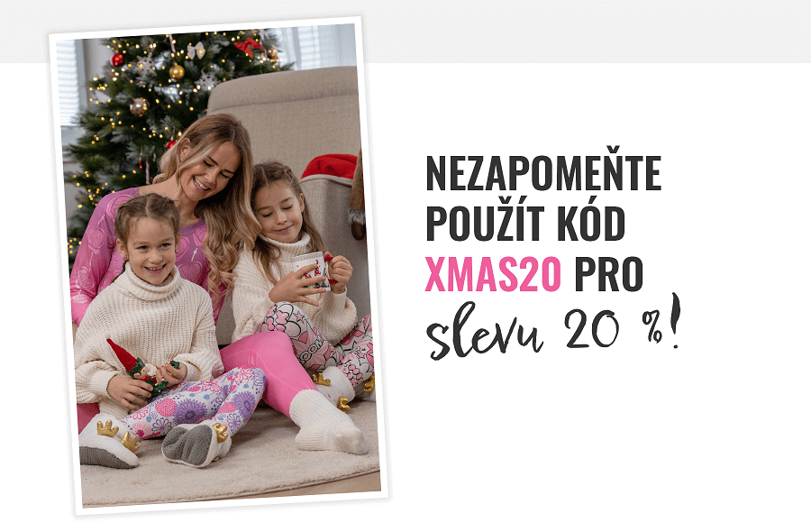 NEZAPOMEŇTE POUŽÍT KÓD XMAS20 PRO SLEVU 20 %!
