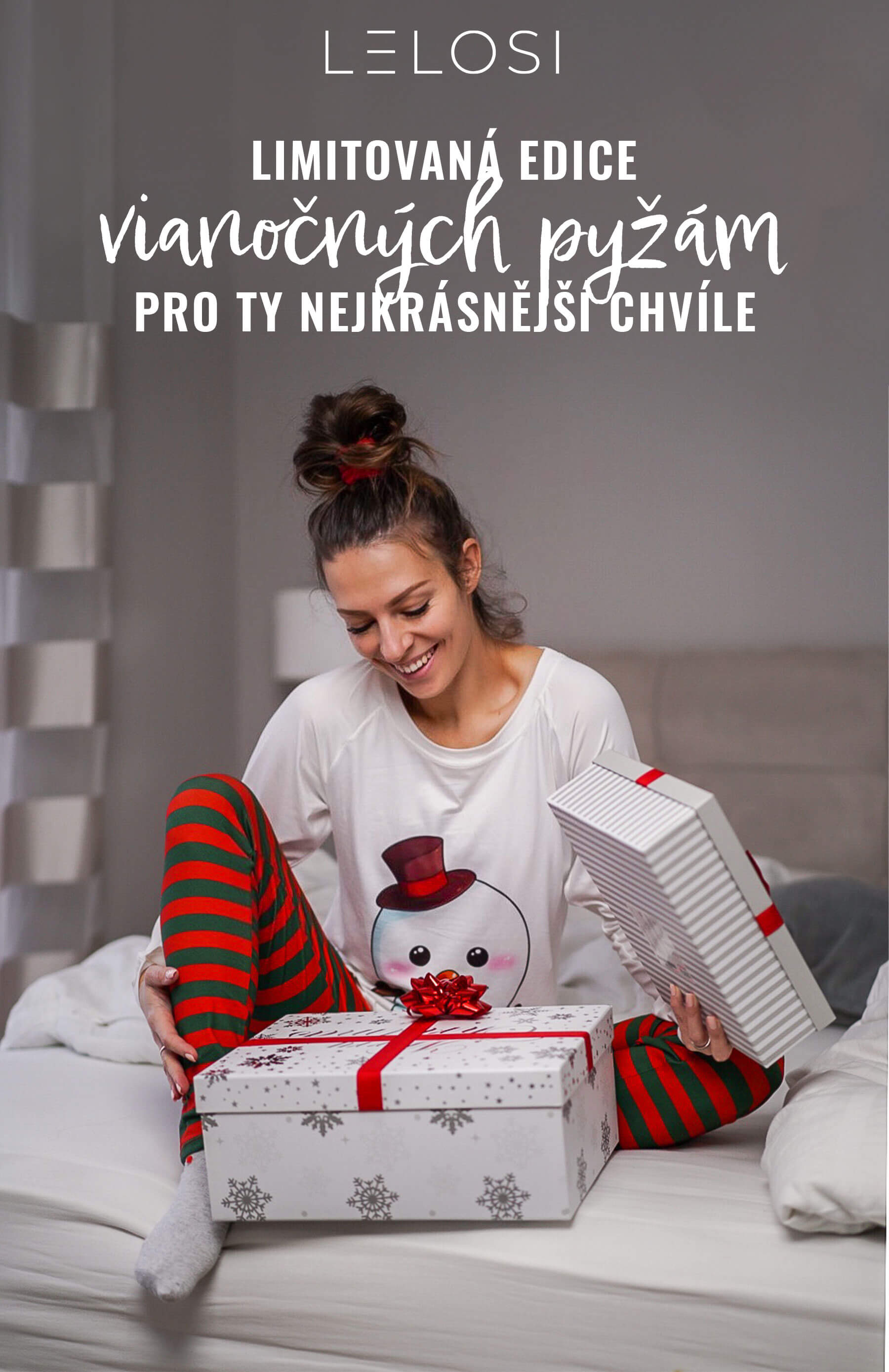 LIMITOVANÁ EDICE SVÁTEČNÍCH PYŽAM PRO TY NEJKRÁSNĚJŠÍ CHVÍLE