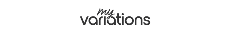 Logo MyVariations + phrase d'accroche