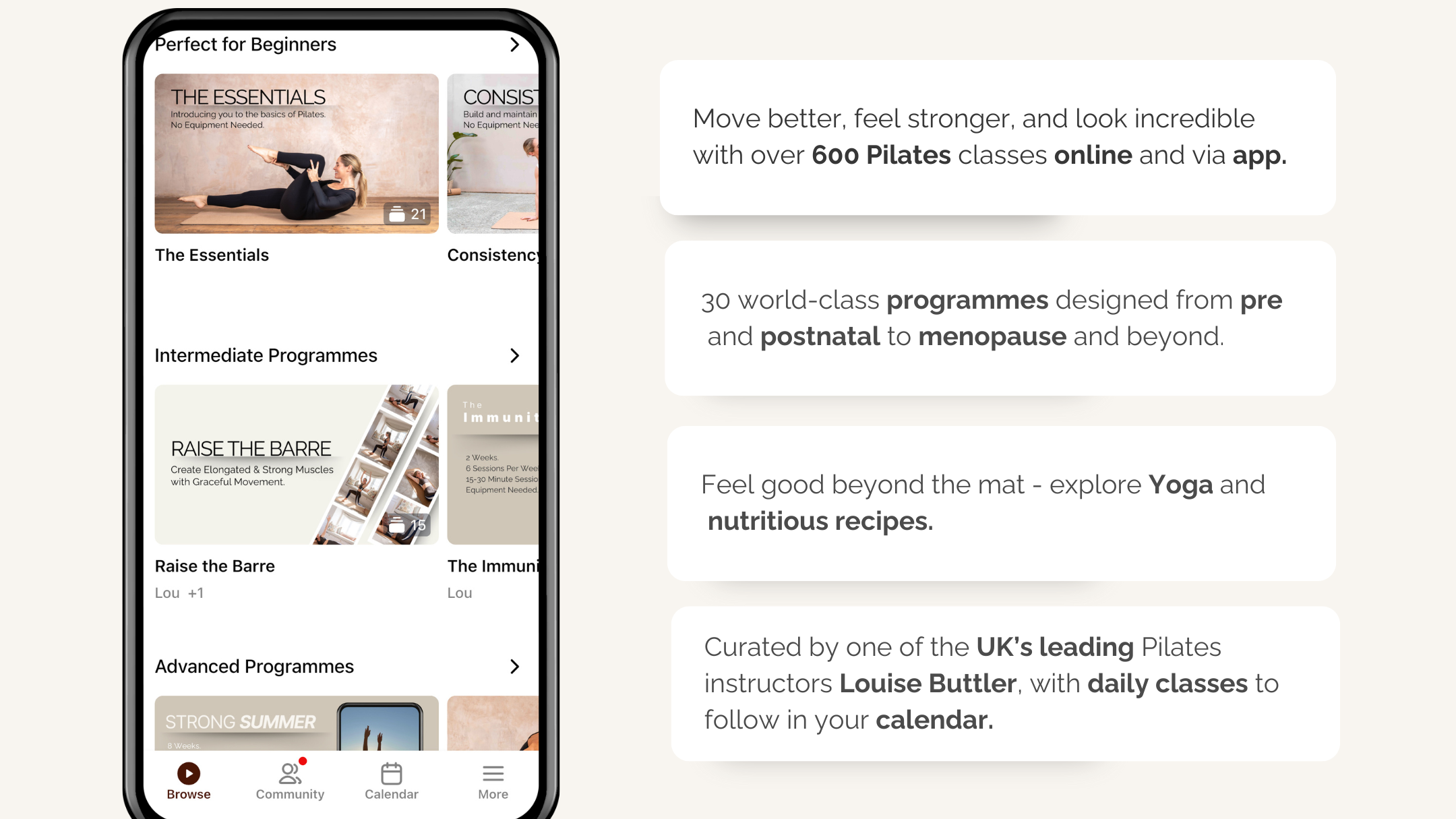 el be Pilates Lifestyle Banner